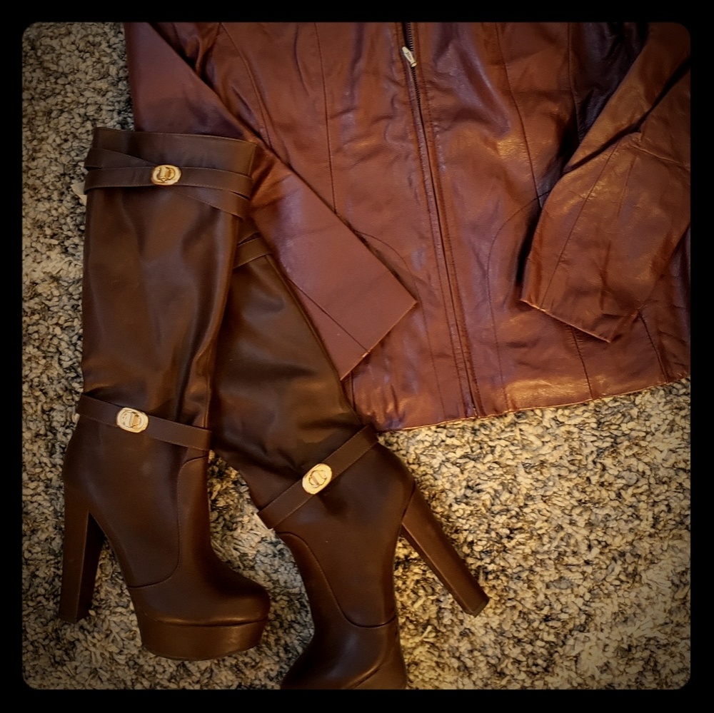 Charming Charlies Brand New Brown Boots